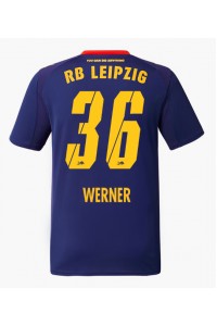RB Leipzig Timo Werner #36 Fotballdrakt Borte Klær 2025-26 Korte ermer